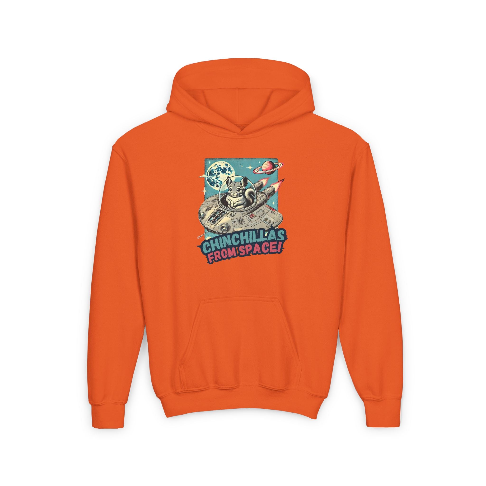 Space Chinchillas Heavy Blend Hoodie Sweatshirt