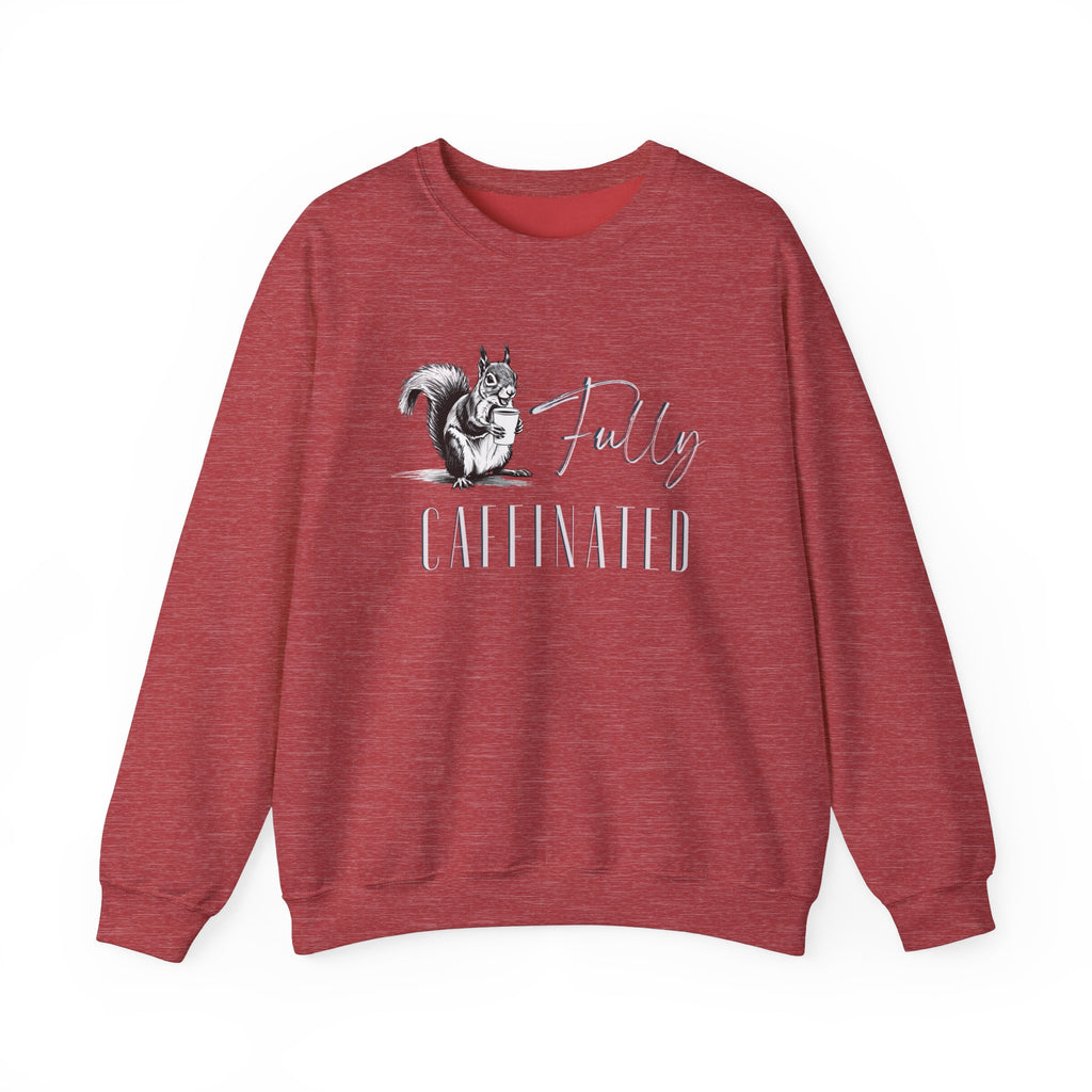Fully Caffeinated Squirrel Sweatshirt, Crewneck