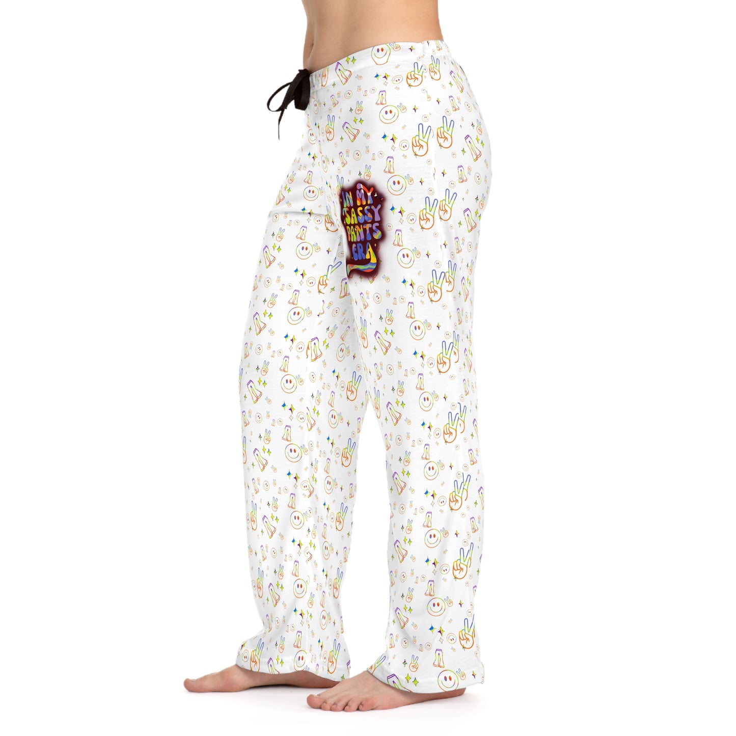 Sassy Pants Pajamas for Women, Funny Retro Lounge Pants, In My Sassy Pants Era, Groovy Vibes, Comfy Sleepwear, Trendy Sleep Pants