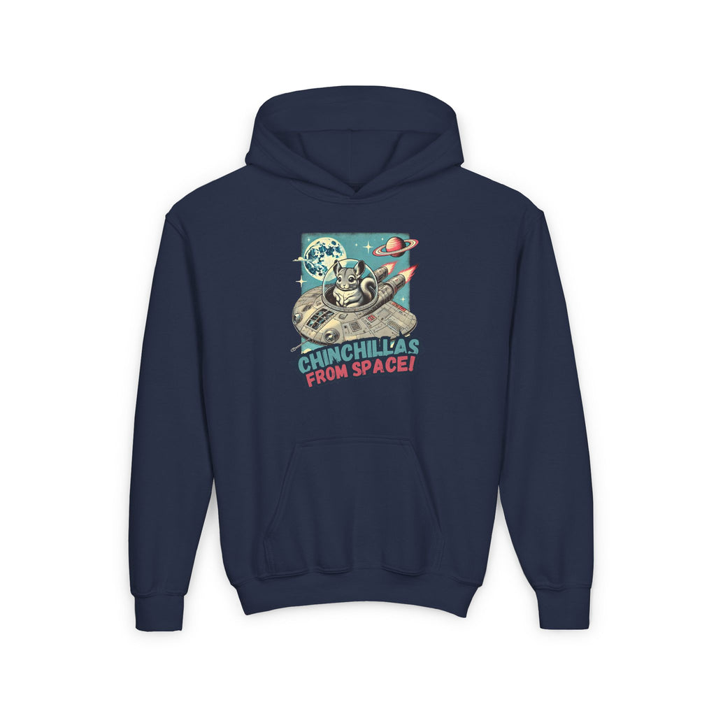 Space Chinchillas Heavy Blend Hoodie Sweatshirt