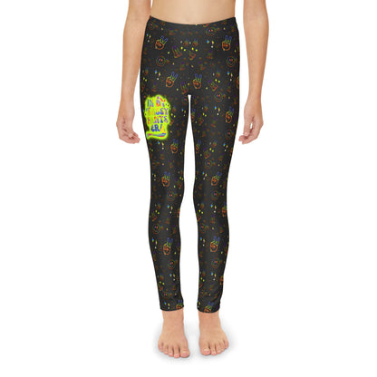 Groovy Full-Length Leggings with caption "In My Sassy Pants Era" Retro Activewear, Hippie Yoga Pants, Fun Boho