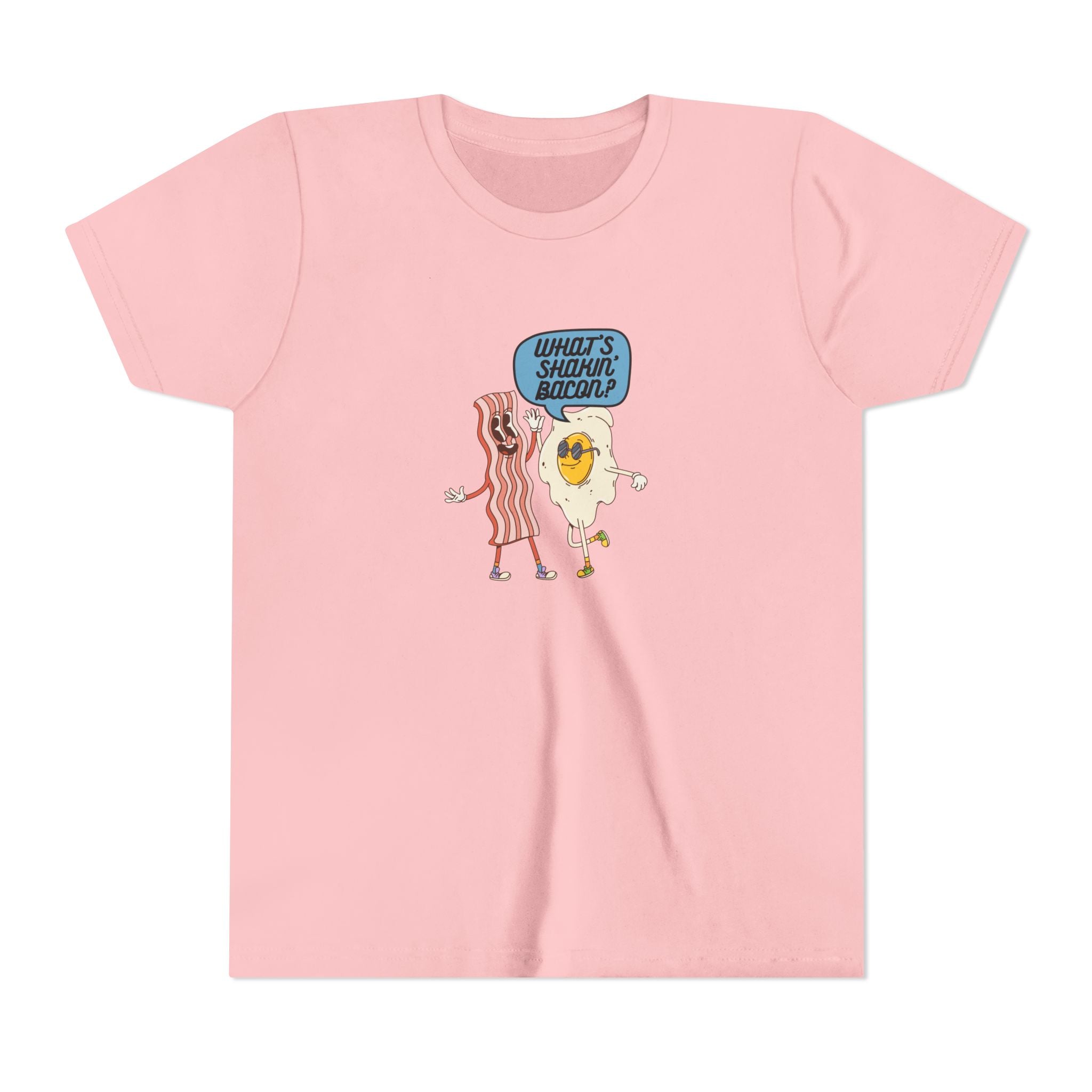 Whats Shakin Bacon? A Fun, Foodie Favorite, Youth Short Sleeve Tee