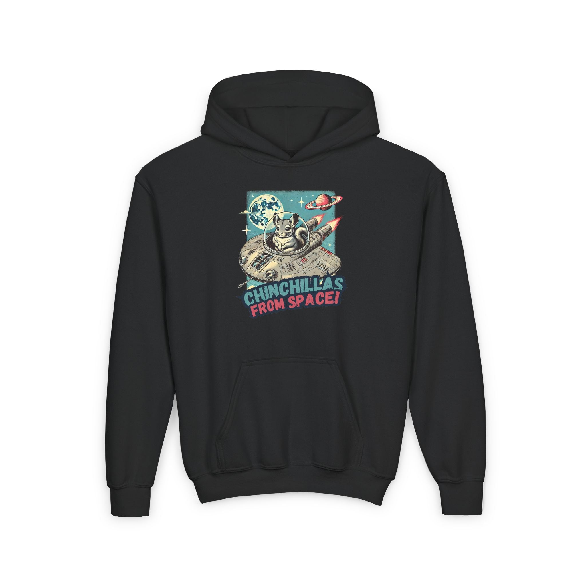 Space Chinchillas Heavy Blend Hoodie Sweatshirt