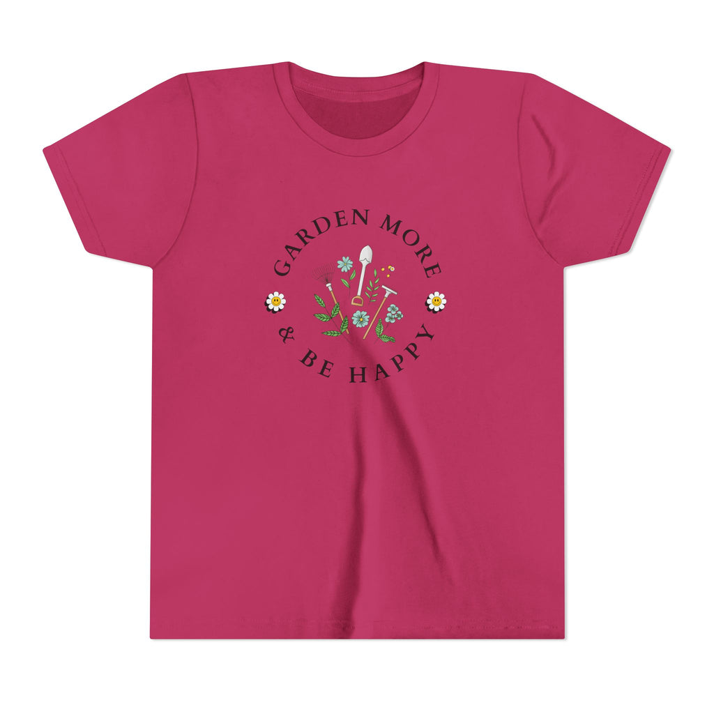 Youth Tee - Garden More & Be Happy