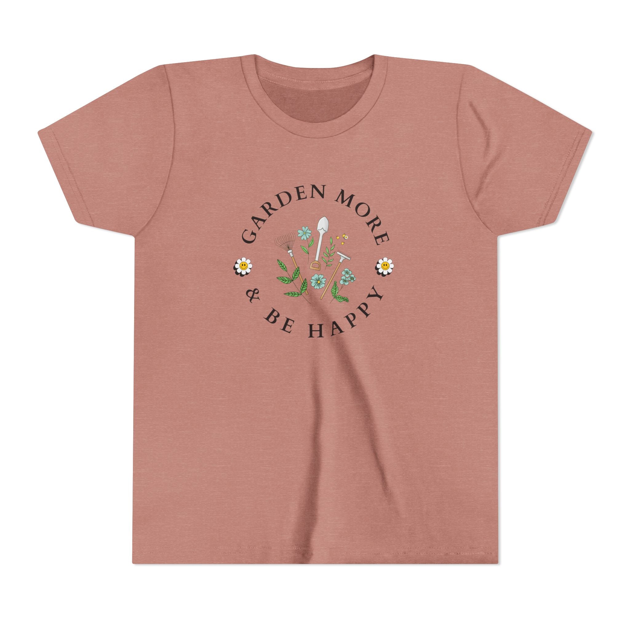 Youth Tee - Garden More & Be Happy