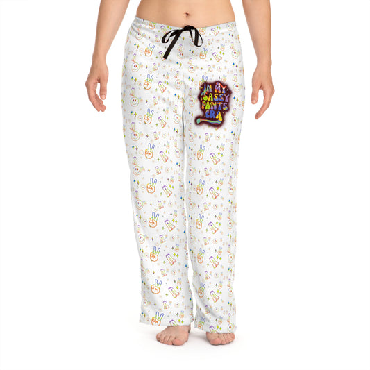 Sassy Pants Pajamas for Women, Funny Retro Lounge Pants, In My Sassy Pants Era, Groovy Vibes, Comfy Sleepwear, Trendy Sleep Pants