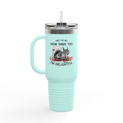 40oz Hilarious Squirrel Insulated Tumbler - Unique Self-Expression Beverage Container