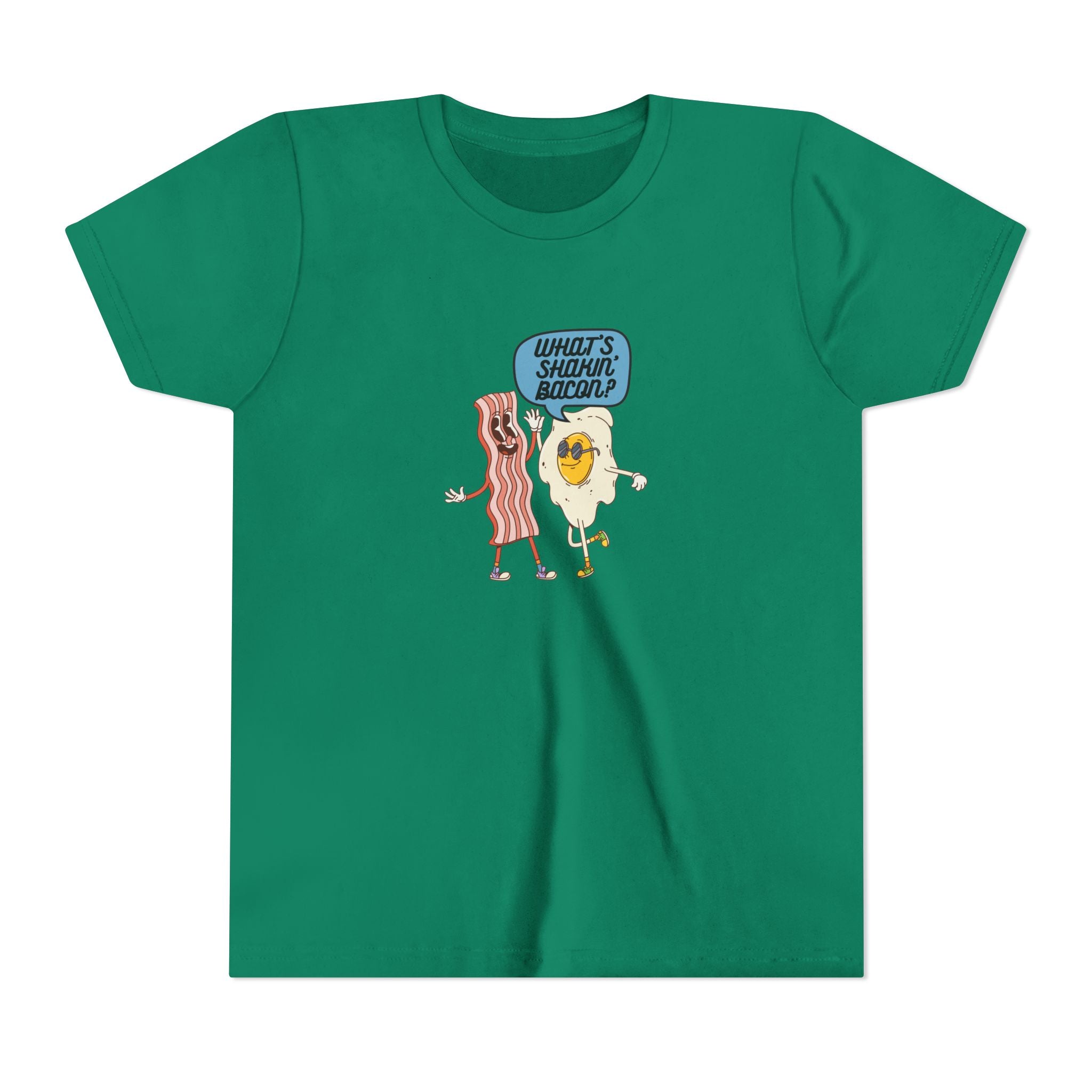 Whats Shakin Bacon? A Fun, Foodie Favorite, Youth Short Sleeve Tee