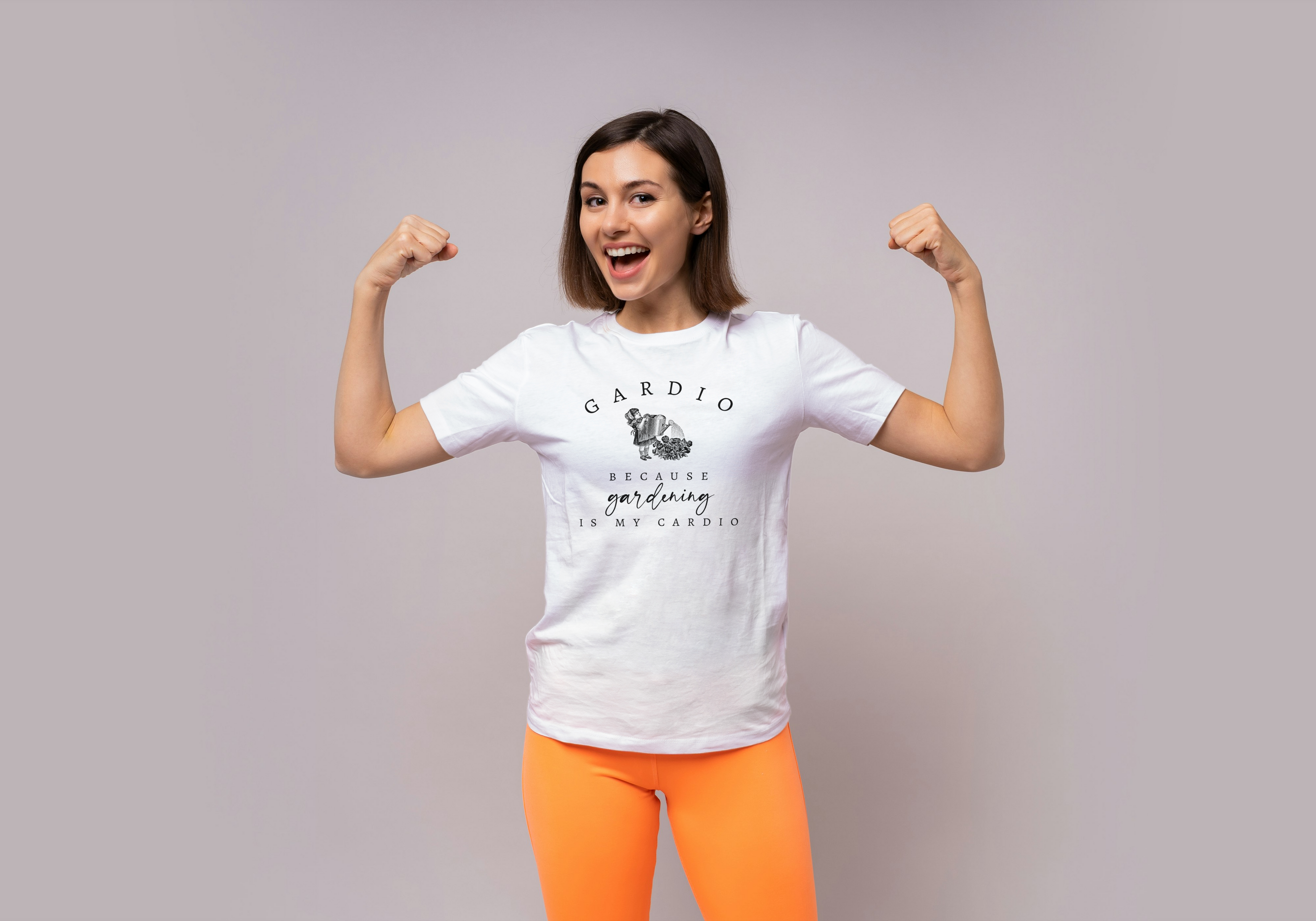 Gardening Shirt for Women, Funny Gardener Top, Garden Cardio Shirt, Plant Lady T-Shirt