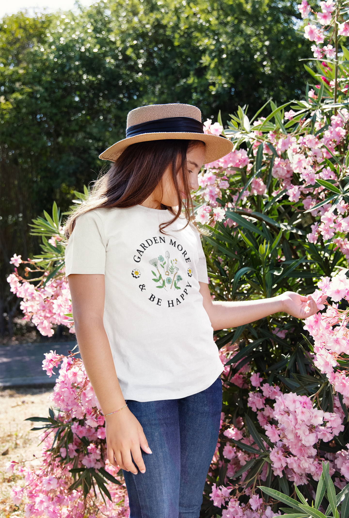 Youth Tee - Garden More & Be Happy