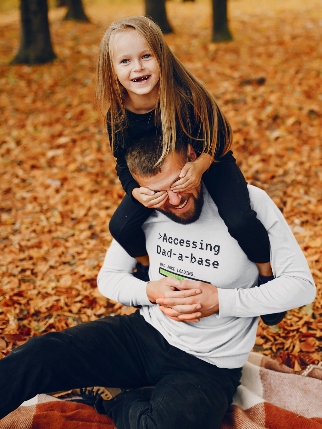 Accessing Dad a Base Long Sleeve Shirt Funny Dad Joke Shirt Gift for Dad Bella Canvas Unisex Pun Shirt Fathers Day Gift