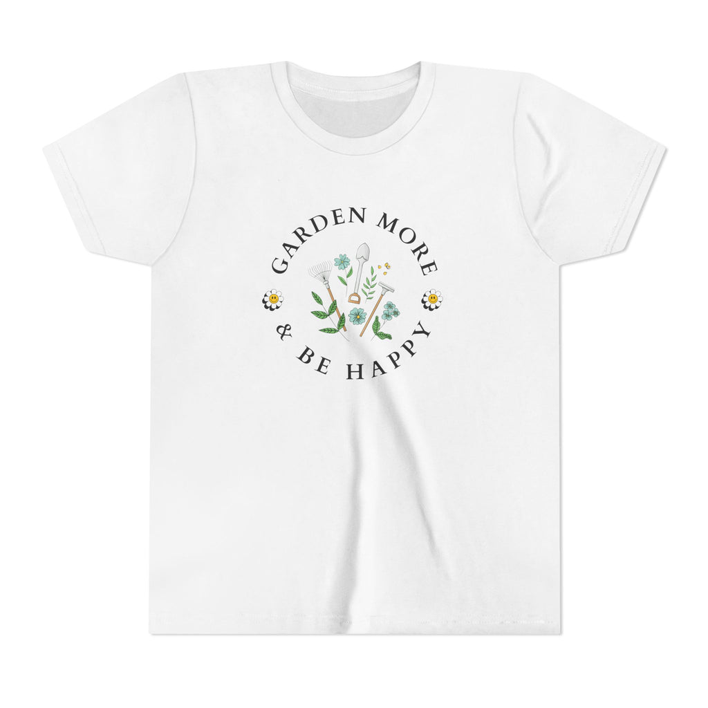 Youth Tee - Garden More & Be Happy