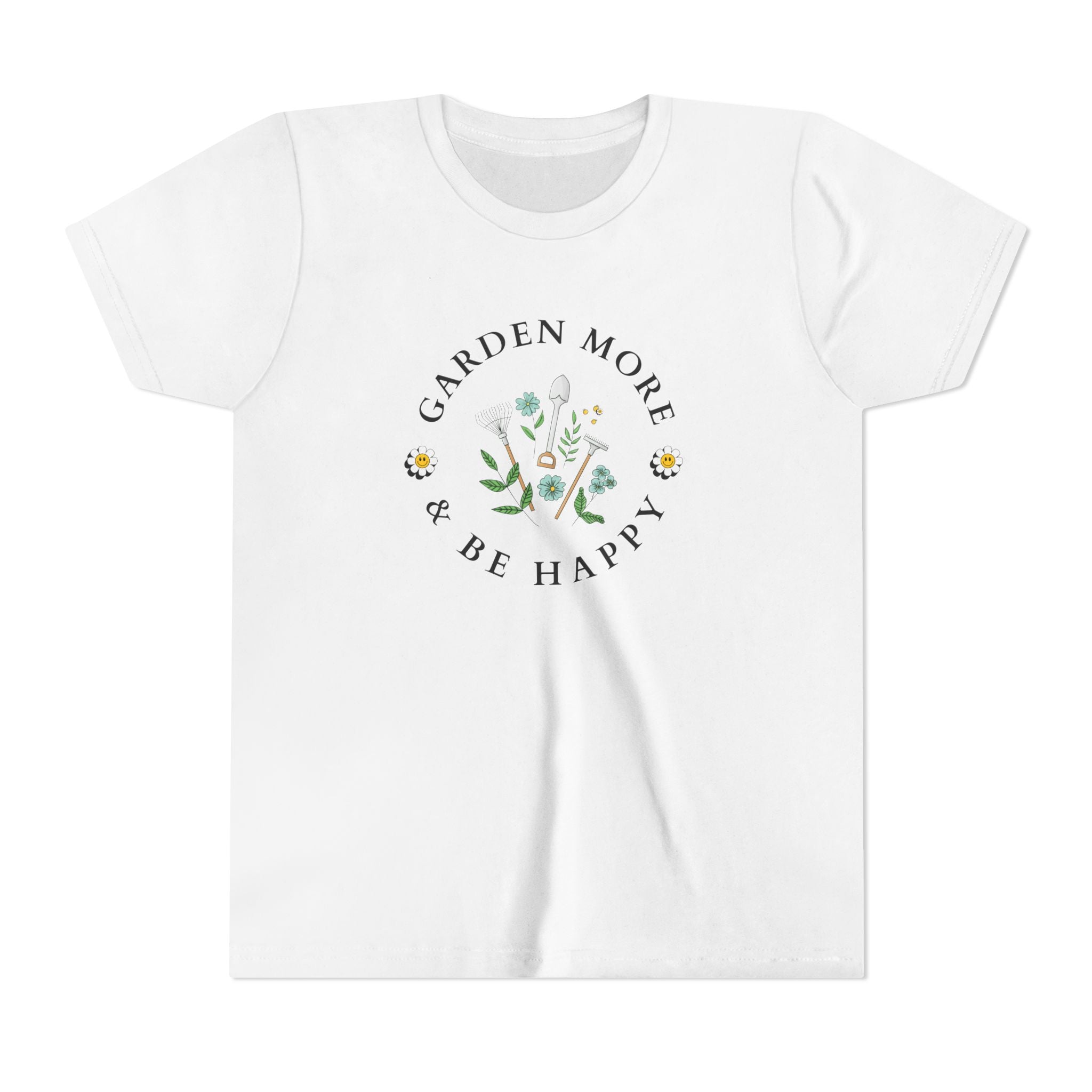 Youth Tee - Garden More & Be Happy