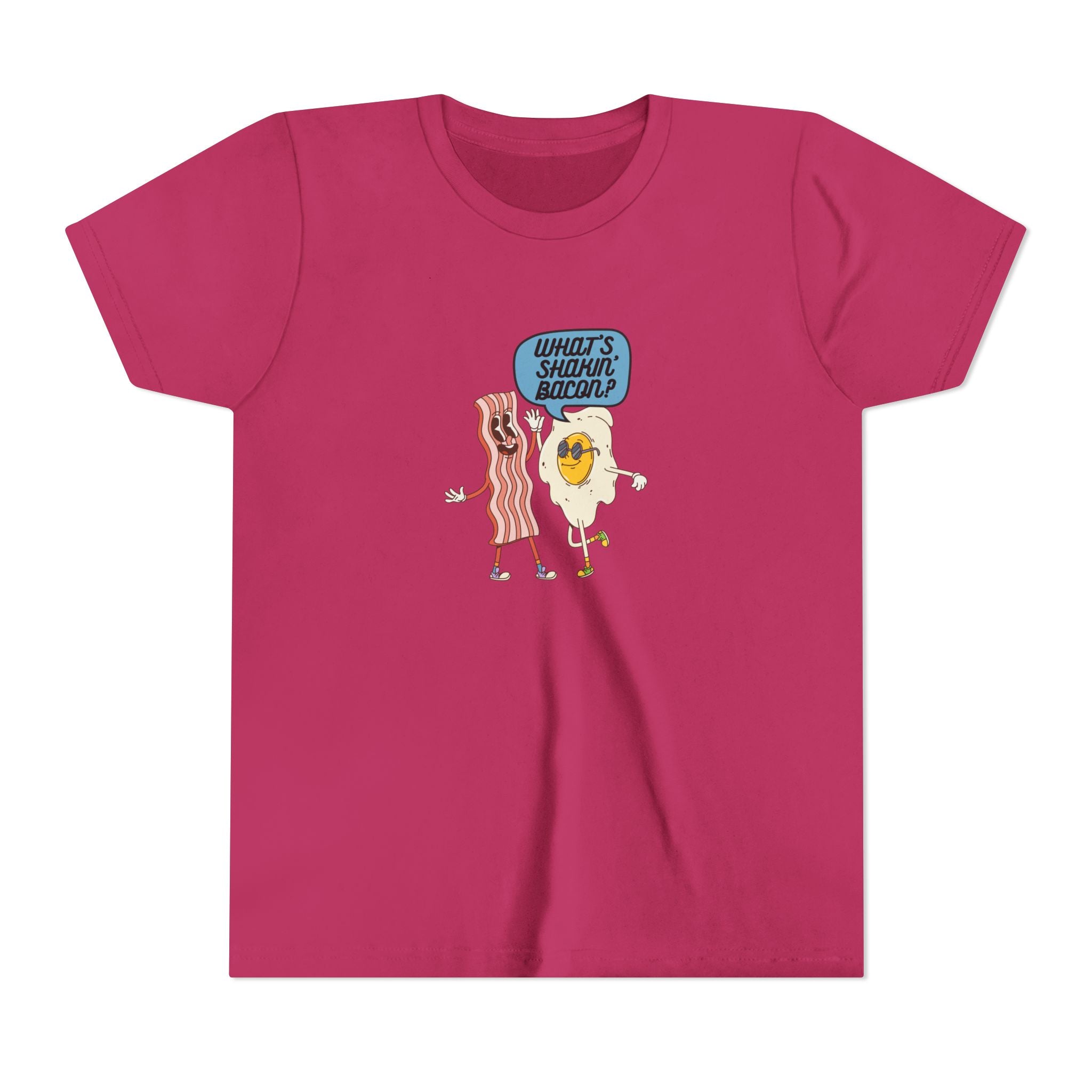 Whats Shakin Bacon? A Fun, Foodie Favorite, Youth Short Sleeve Tee