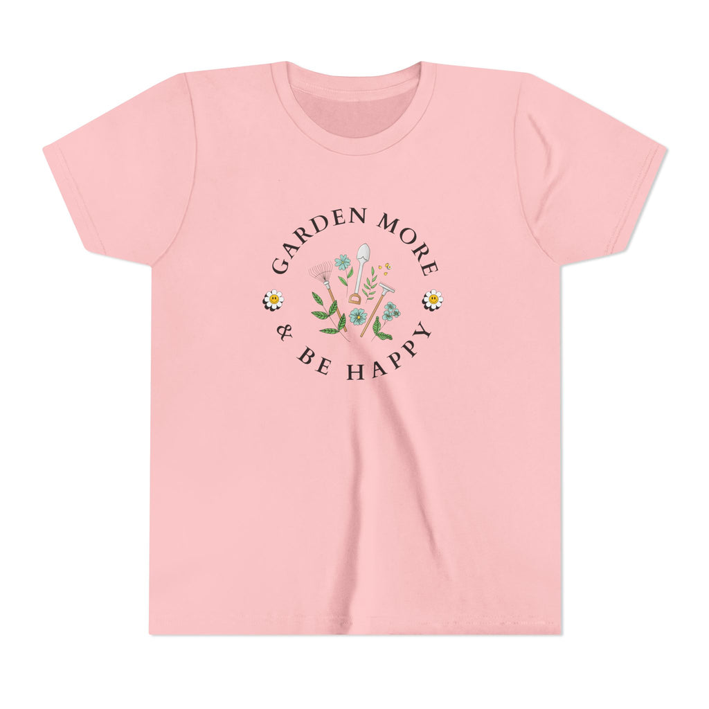 Youth Tee - Garden More & Be Happy