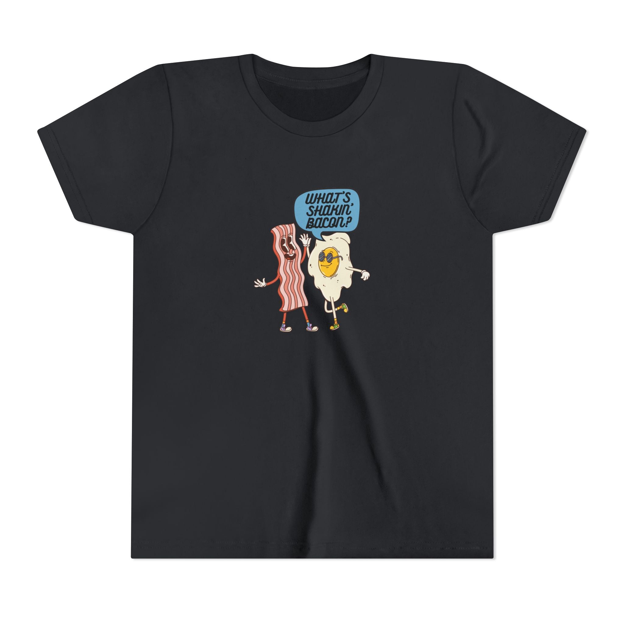 Whats Shakin Bacon? A Fun, Foodie Favorite, Youth Short Sleeve Tee