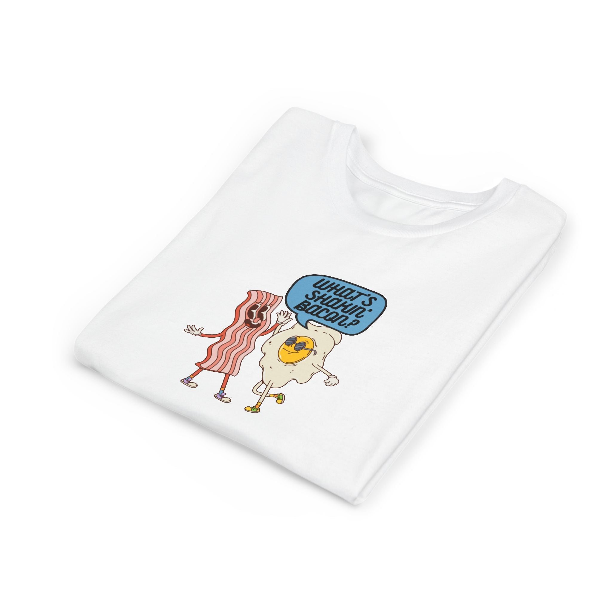 Whats Shakin Bacon? A Fun, Foodie Favorite, Youth Short Sleeve Tee
