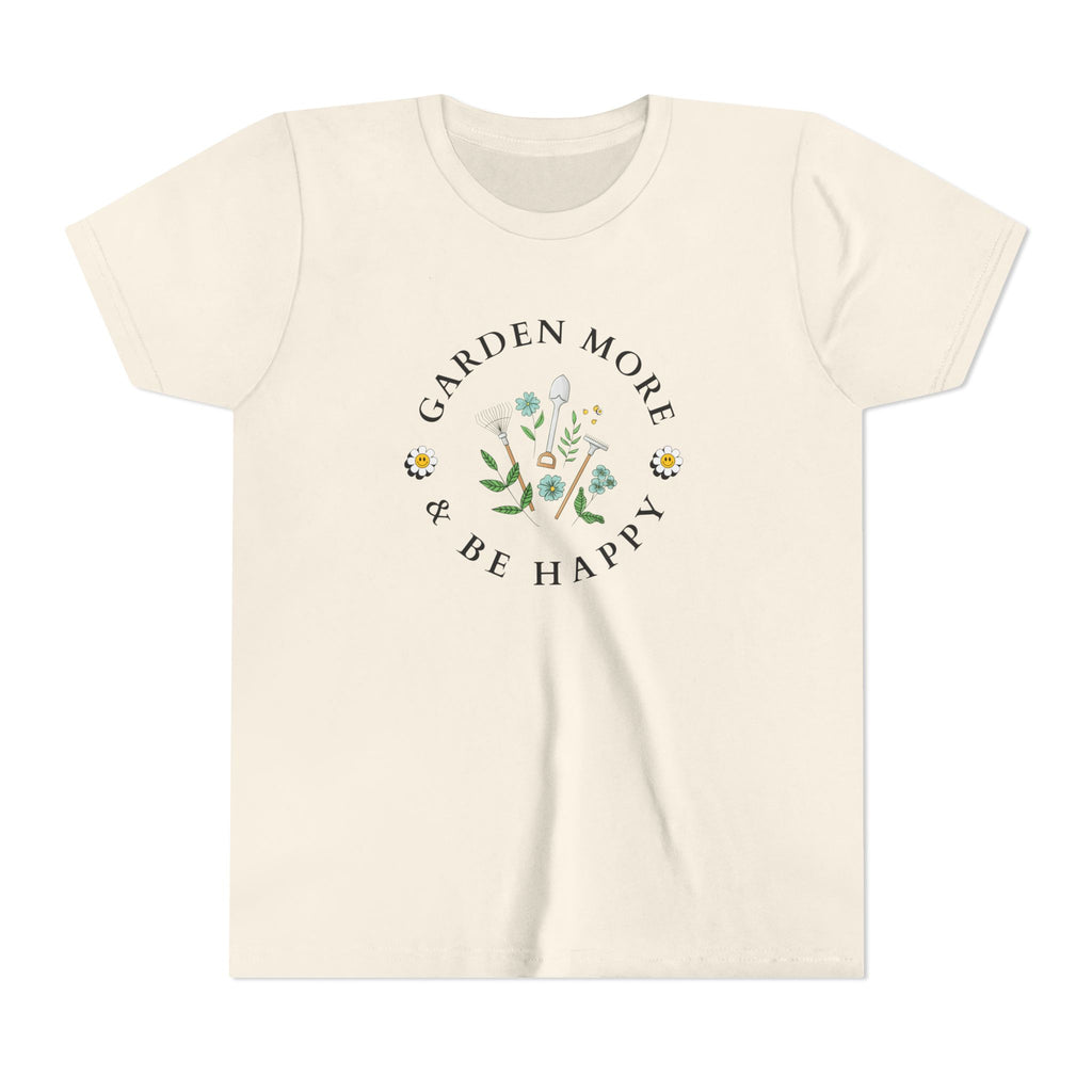Youth Tee - Garden More & Be Happy