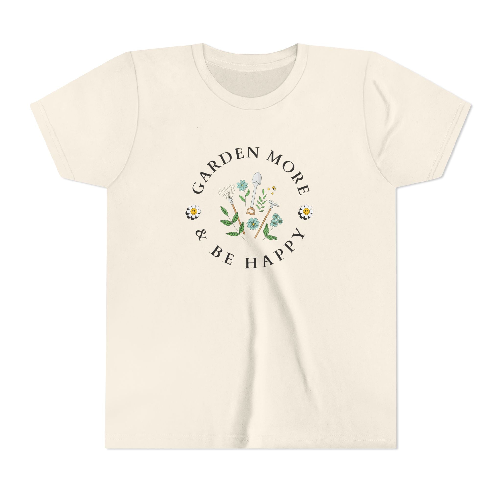 Youth Tee - Garden More & Be Happy