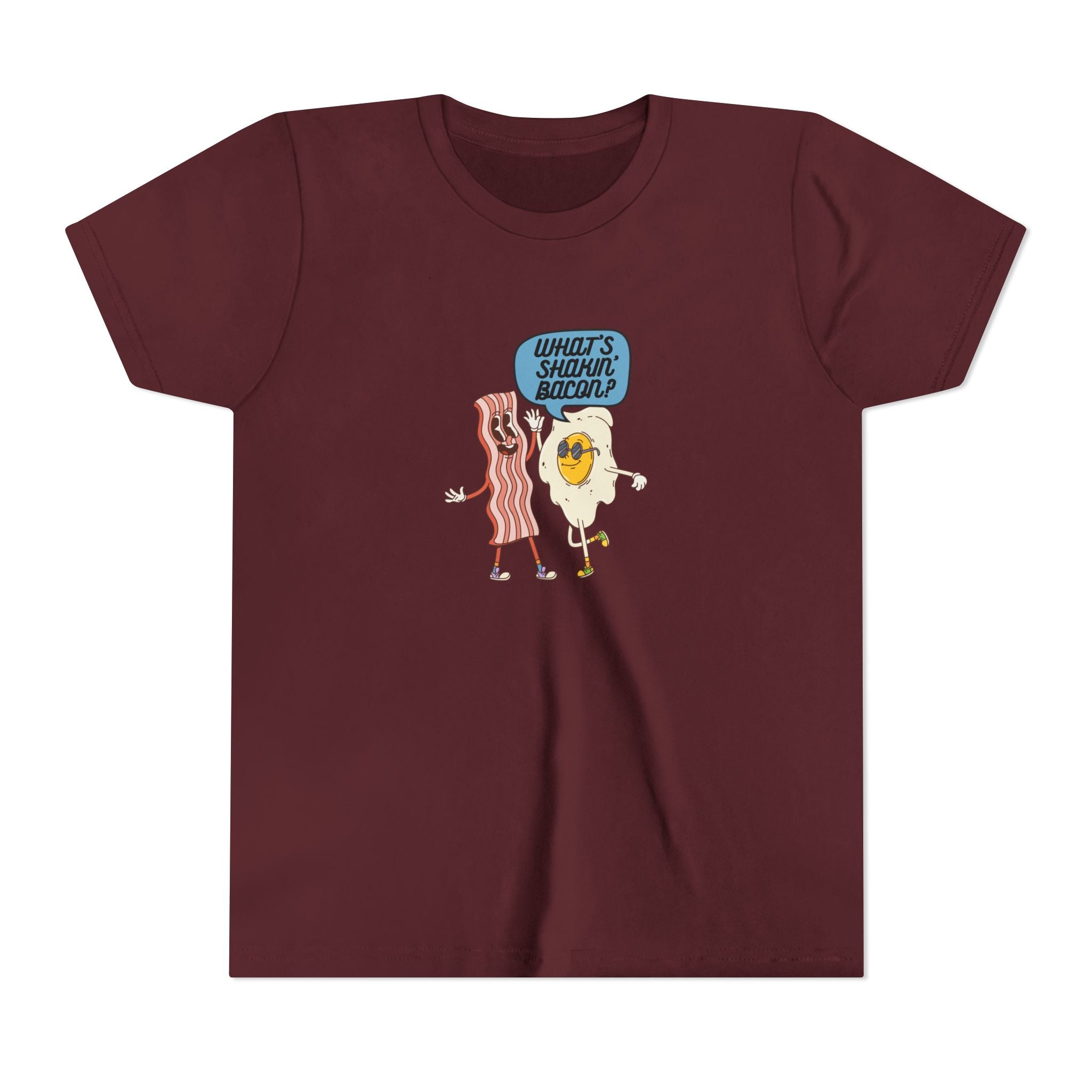 Whats Shakin Bacon? A Fun, Foodie Favorite, Youth Short Sleeve Tee