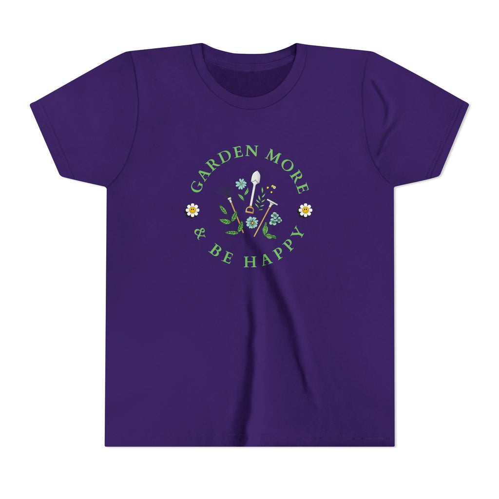 Youth Tee - Garden More & Be Happy