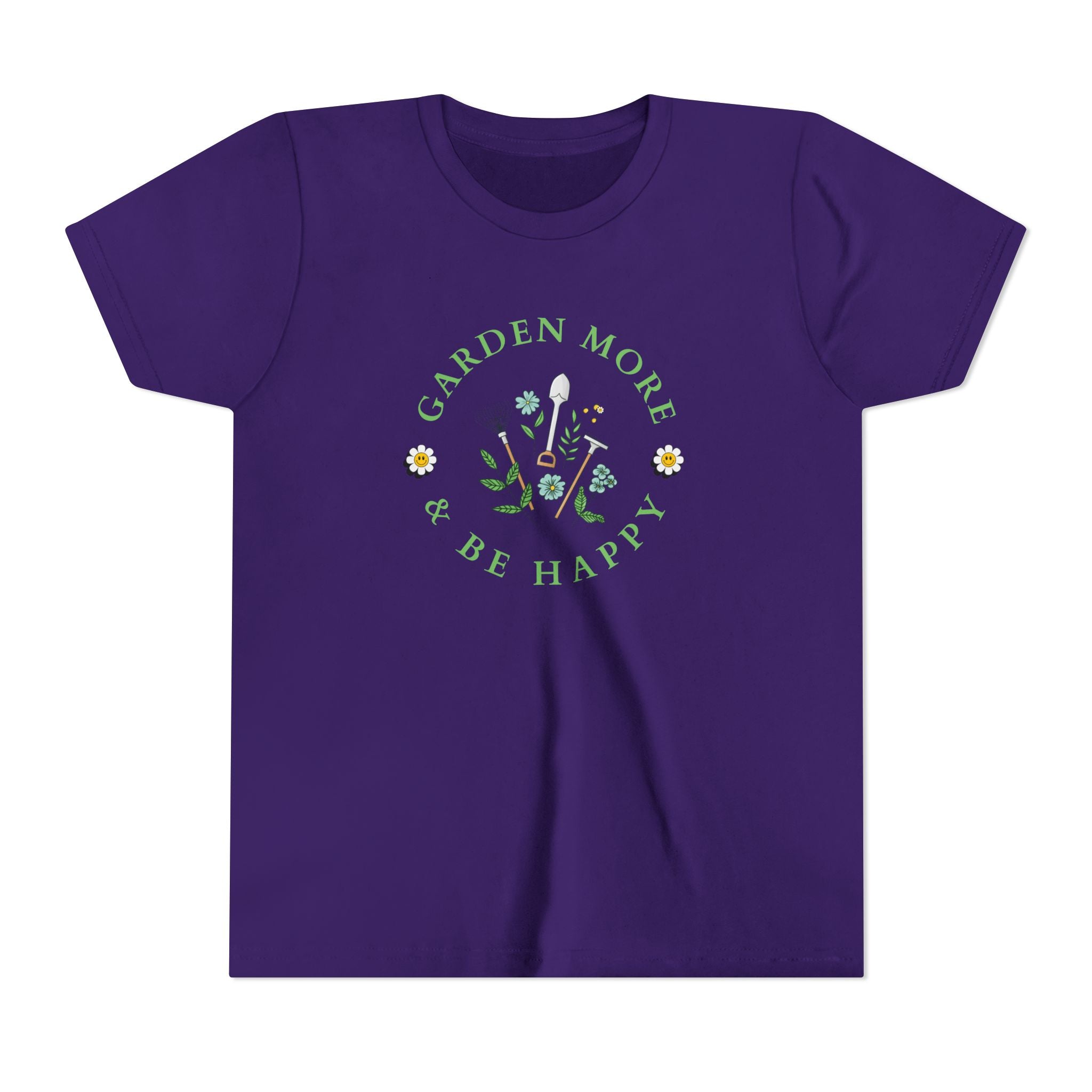 Youth Tee - Garden More & Be Happy