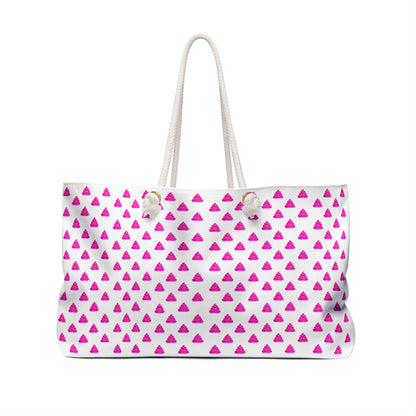 Whimsical Dog Mom Weekend Bag - 'Your Poop Scooping Dedication is Unparalleled'