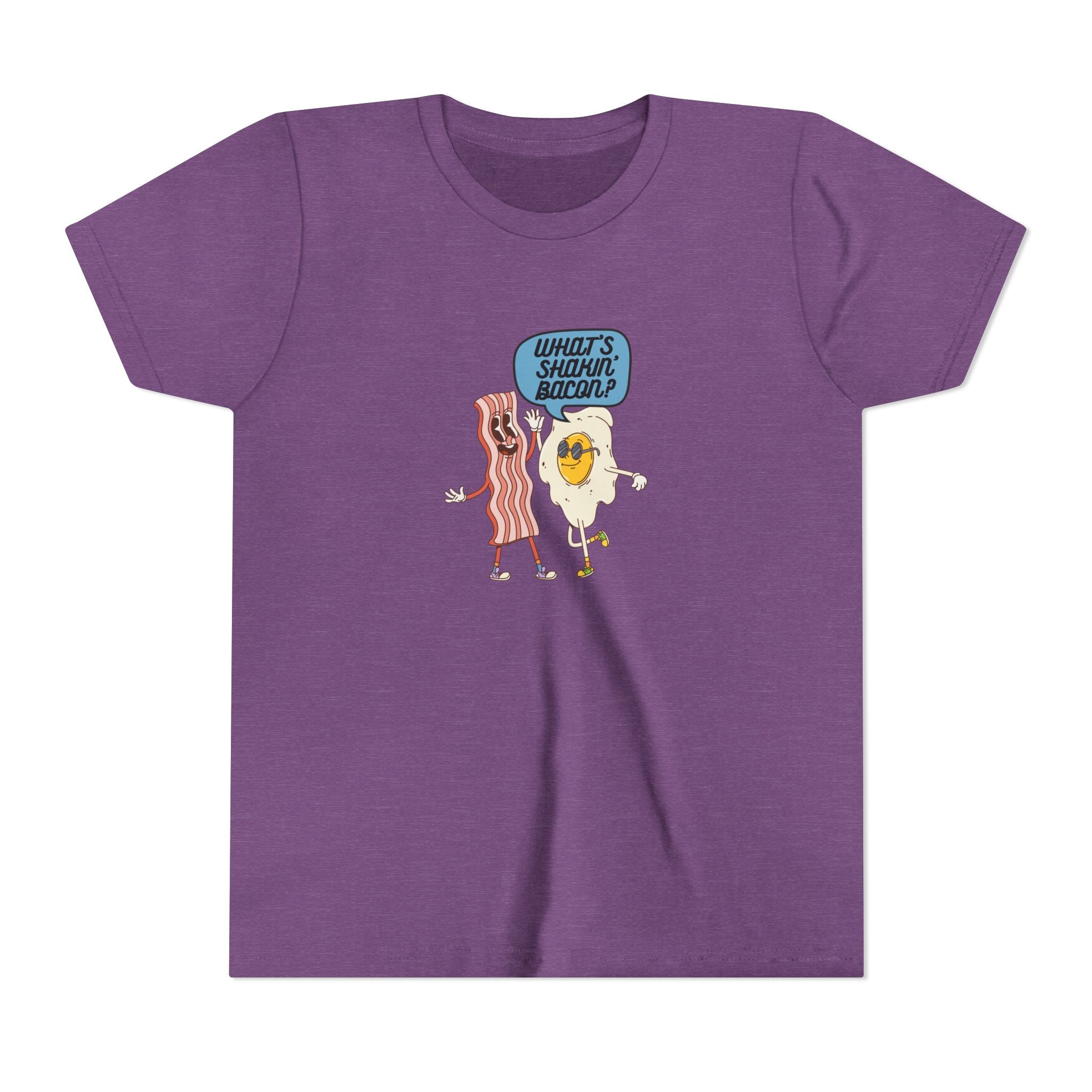 Whats Shakin Bacon? A Fun, Foodie Favorite, Youth Short Sleeve Tee