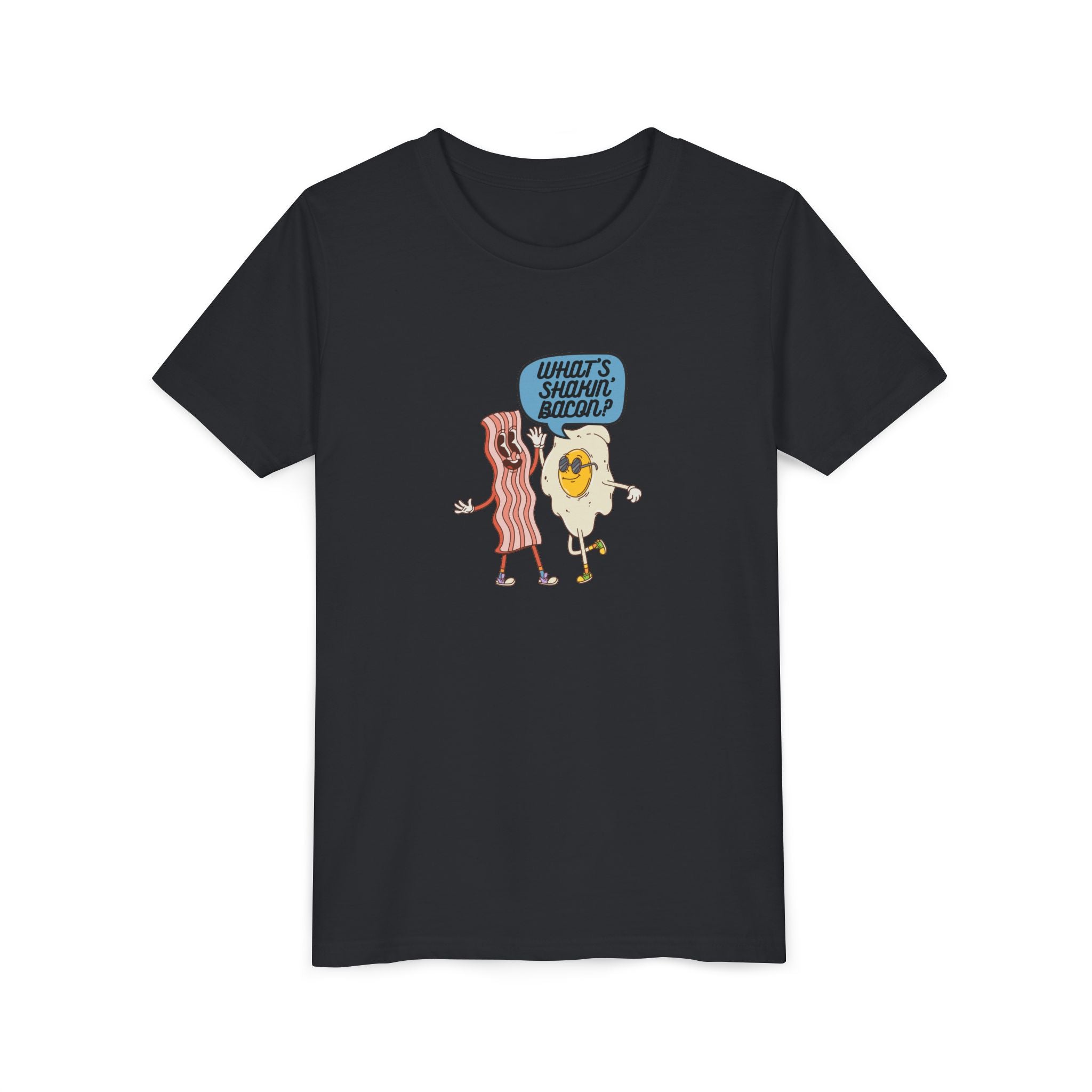 Whats Shakin Bacon? A Fun, Foodie Favorite, Youth Short Sleeve Tee