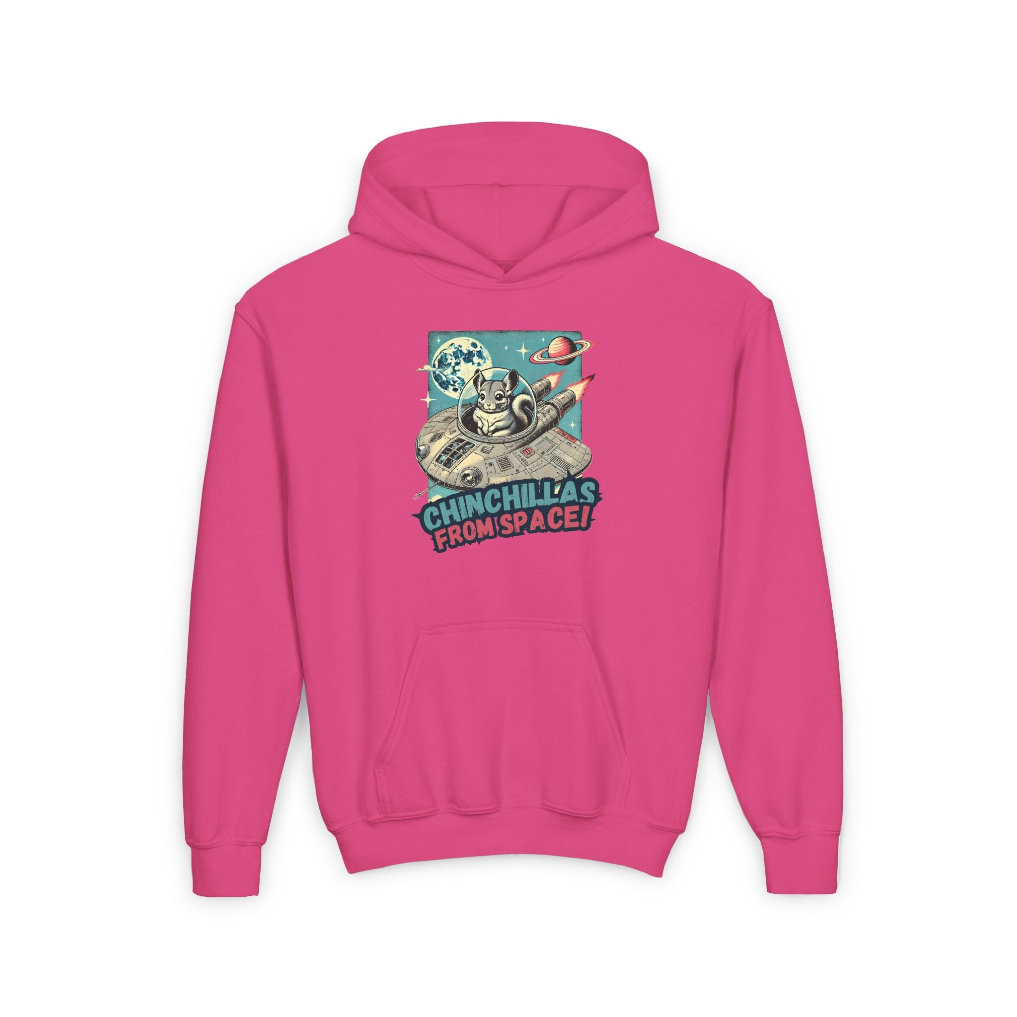 Space Chinchillas Heavy Blend Hoodie Sweatshirt