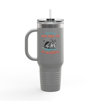 40oz Hilarious Squirrel Insulated Tumbler - Unique Self-Expression Beverage Container