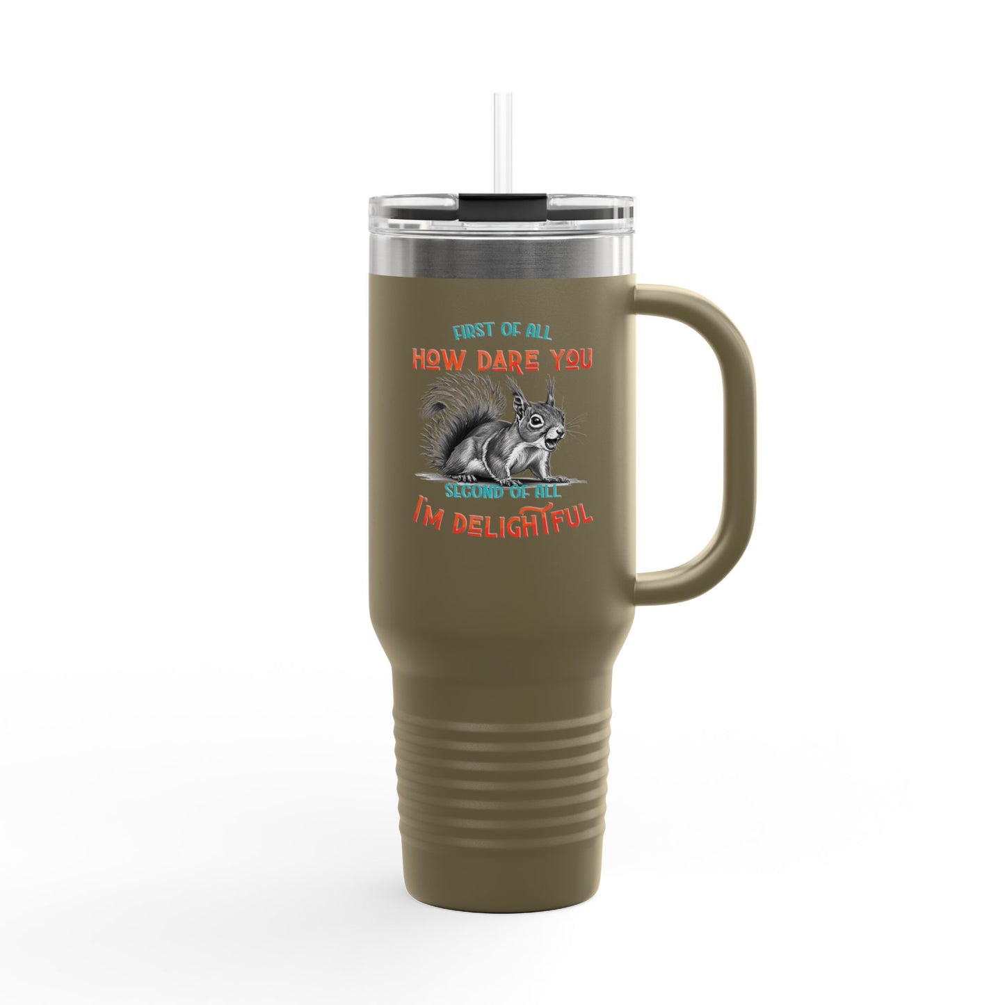 40oz Hilarious Squirrel Insulated Tumbler - Unique Self-Expression Beverage Container