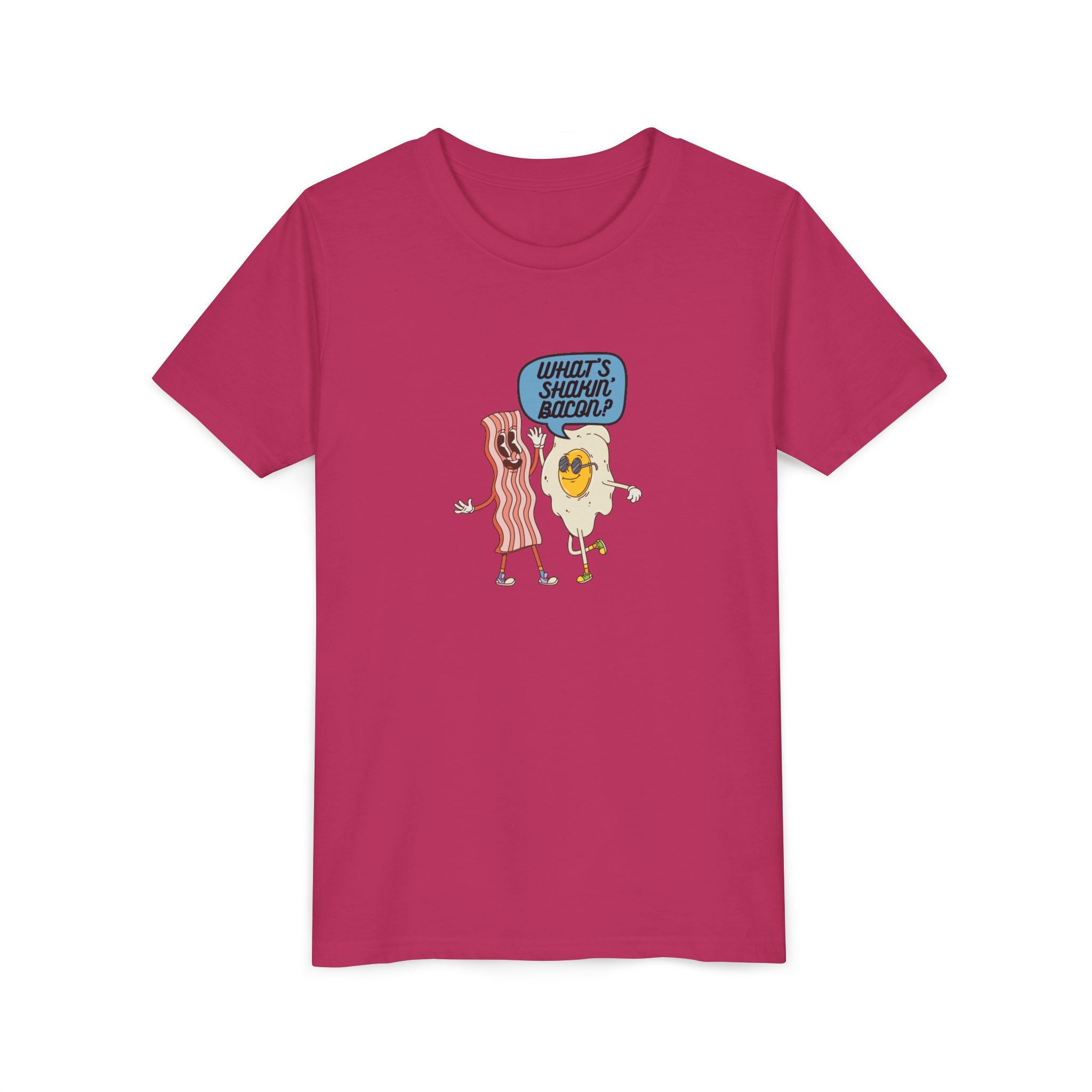 Whats Shakin Bacon? A Fun, Foodie Favorite, Youth Short Sleeve Tee