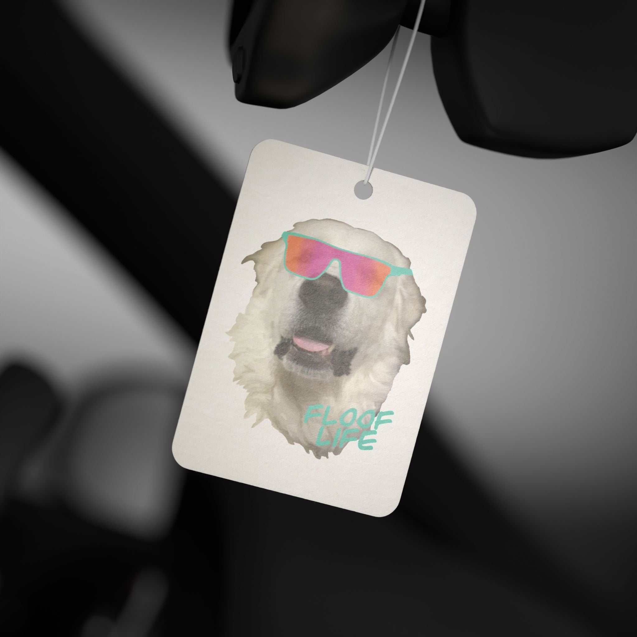Great Pyrenees Inspired Air Freshener - Spunky & Fragrant Car Accessory